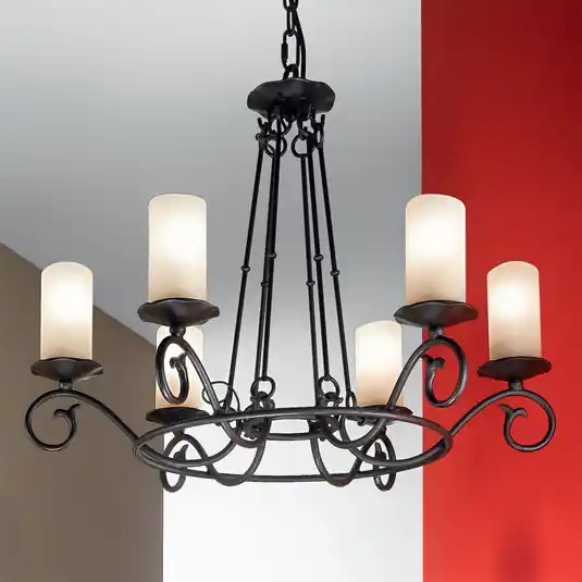 A Buon Prezzo Lampadario Bente a 6 luci