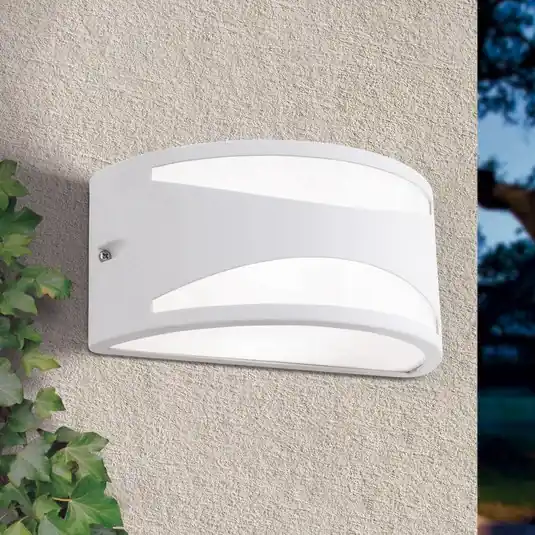 Applique da esterni Shell, bianco Soddisfatti O Rimborsati