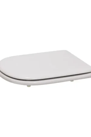 Asiento de inodoro con bisagras de latón para inodoros serie Gemma2 Dolomite Niclam N115 Must-Have