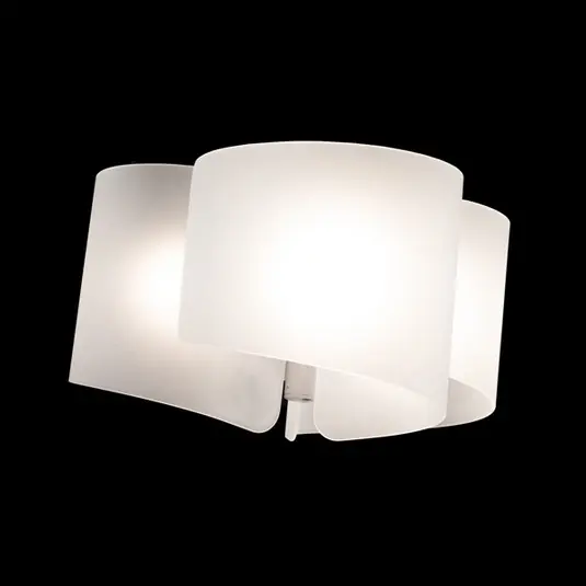 Saldi Plafoniera Papiro a 3 luci, satinata