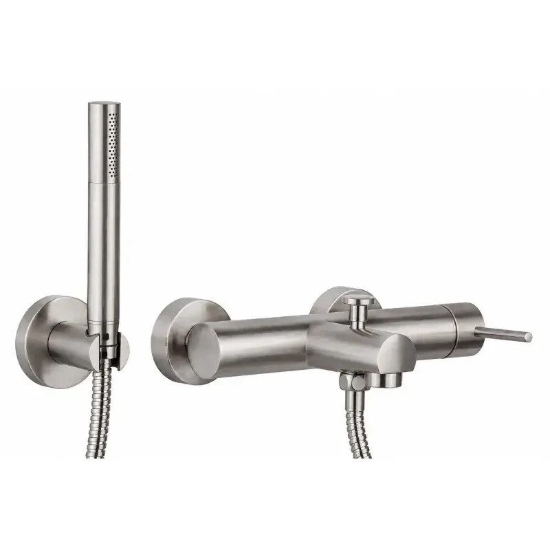 Mezclador de baño externo de acero cepillado Gattoni Easy 2201/22NS Prezzo Di Fabbrica