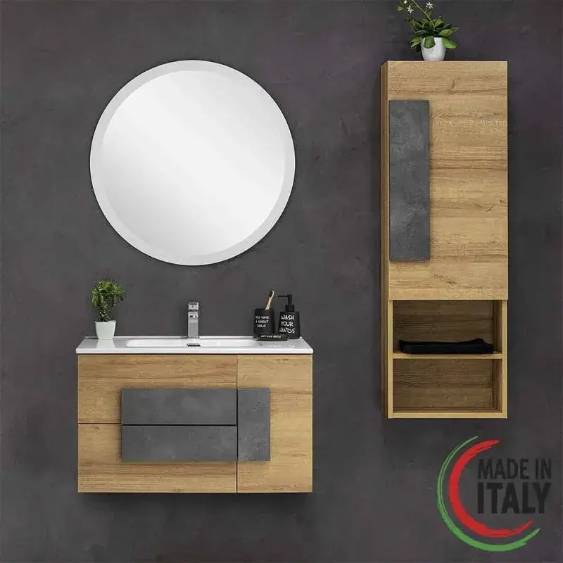 Composición de baño instalación suspendida 80 cm Feridras Urban 804001 Quantità Limitata