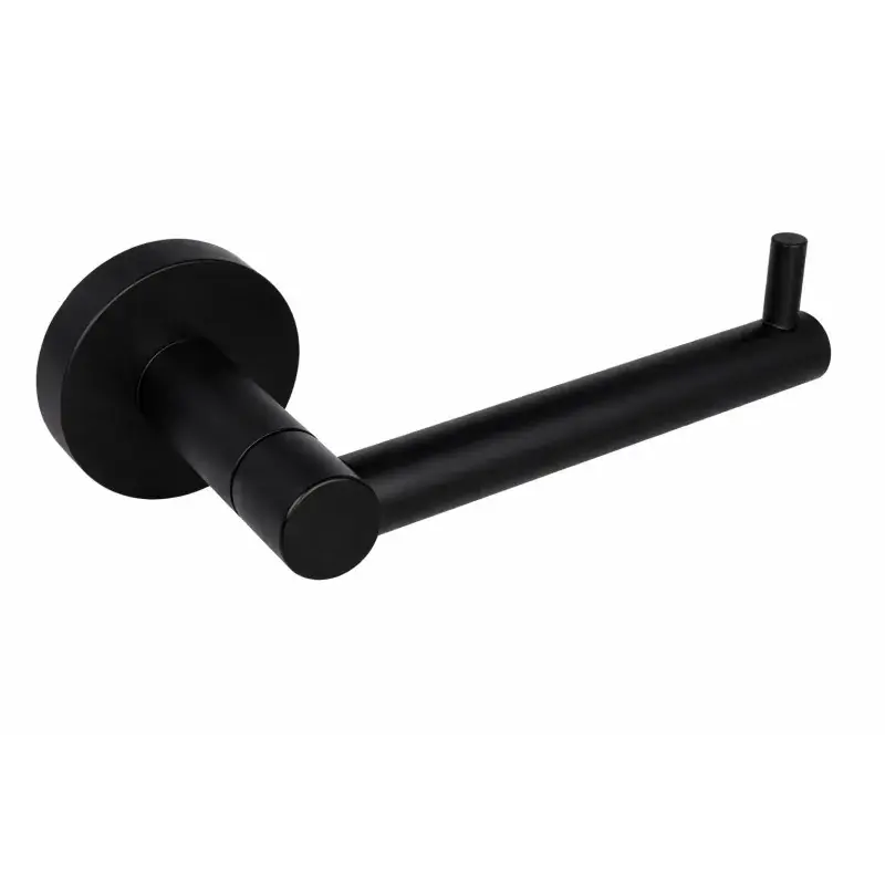 Offerta Lampo Portarrollos de papel higiénico versión redonda en negro mate Capannoli Hoop HP107 MM