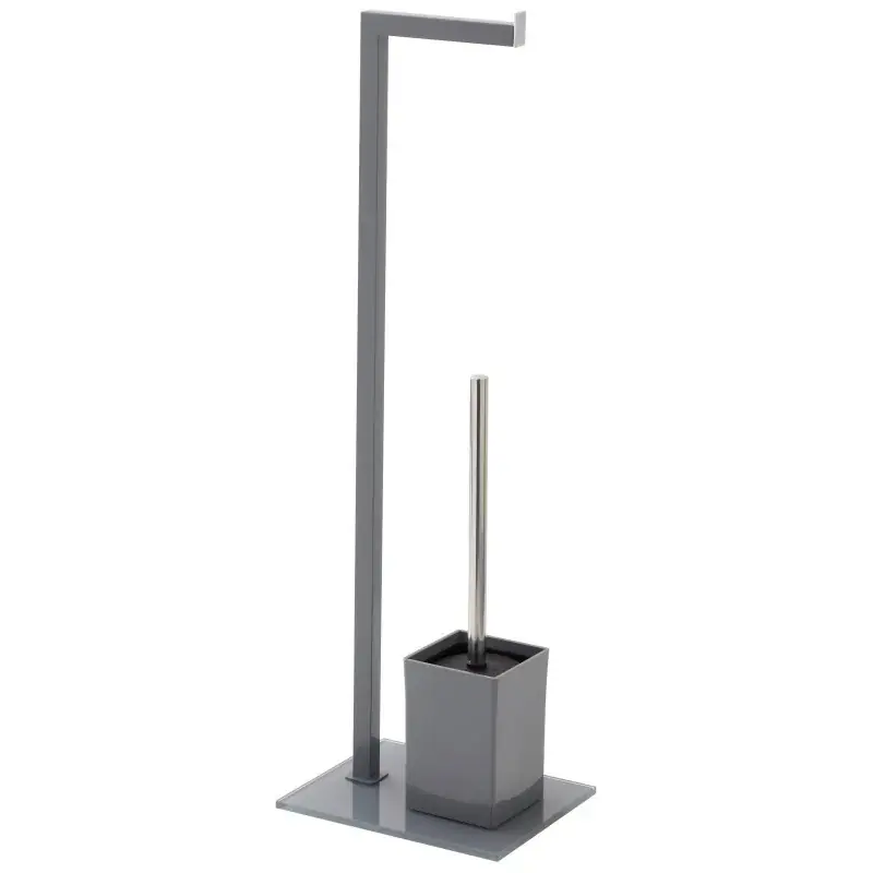 Popolare Portarrollos y portaescobillas en color gris Feridras 810008