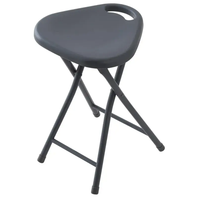 Offerta Lampo Taburete de baño plegable en color gris Feridras 86800