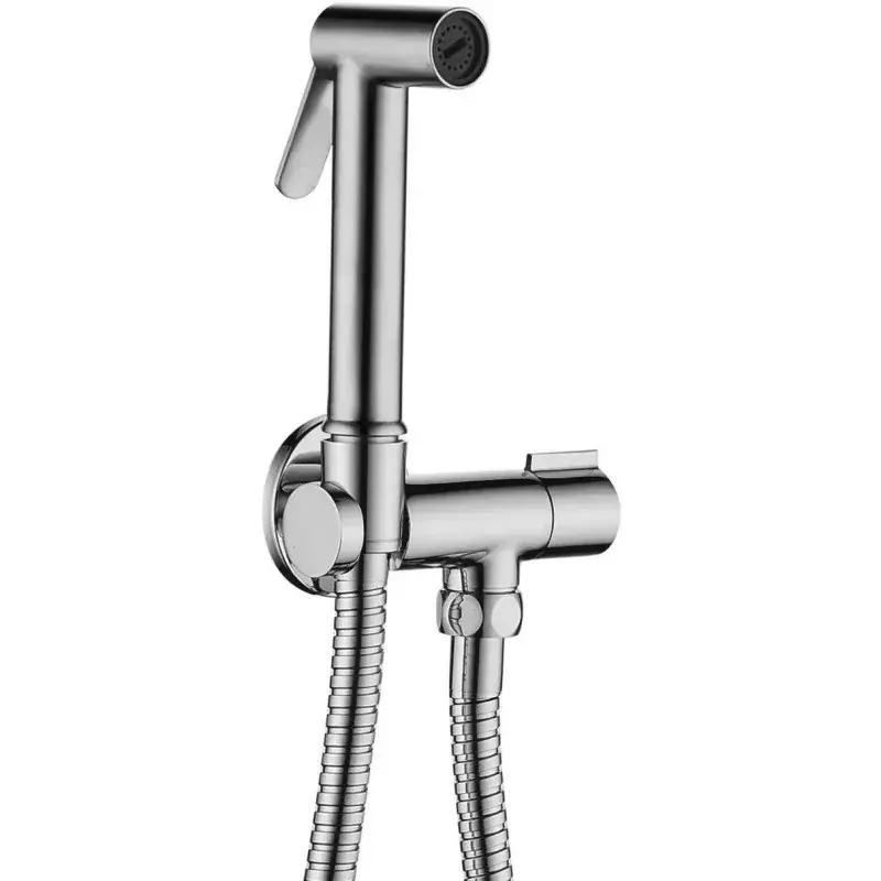 Juego de bidé de baño con ducha de latón Paffoni Tweet Round ZDUP109CR Professionale