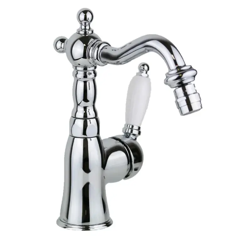 Mezclador de bidé de estilo retro en color cromo Gattoni Orta 2752/27C0.OLD Pagamento Sicuro