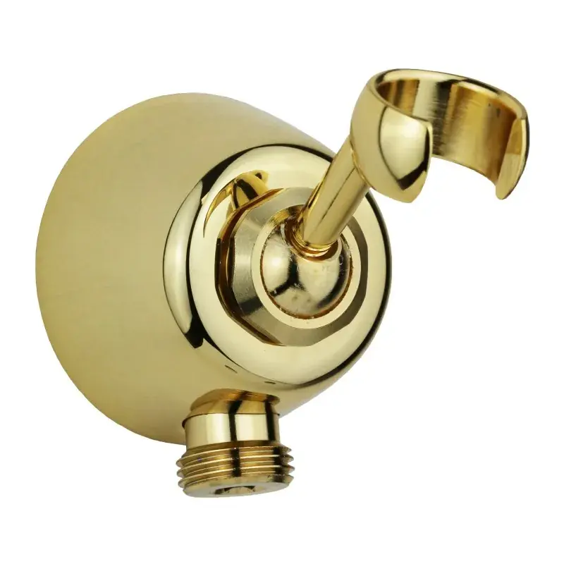 Nuova Collezione Toma de agua con soporte de ducha en latón acabado dorado Sphera