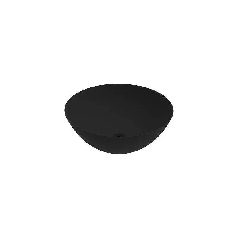Più Venduto Lavabo negro mate con instalación sobre encimera y dimensiones 416x155 Ercos Musa BLCERNMUSA0001