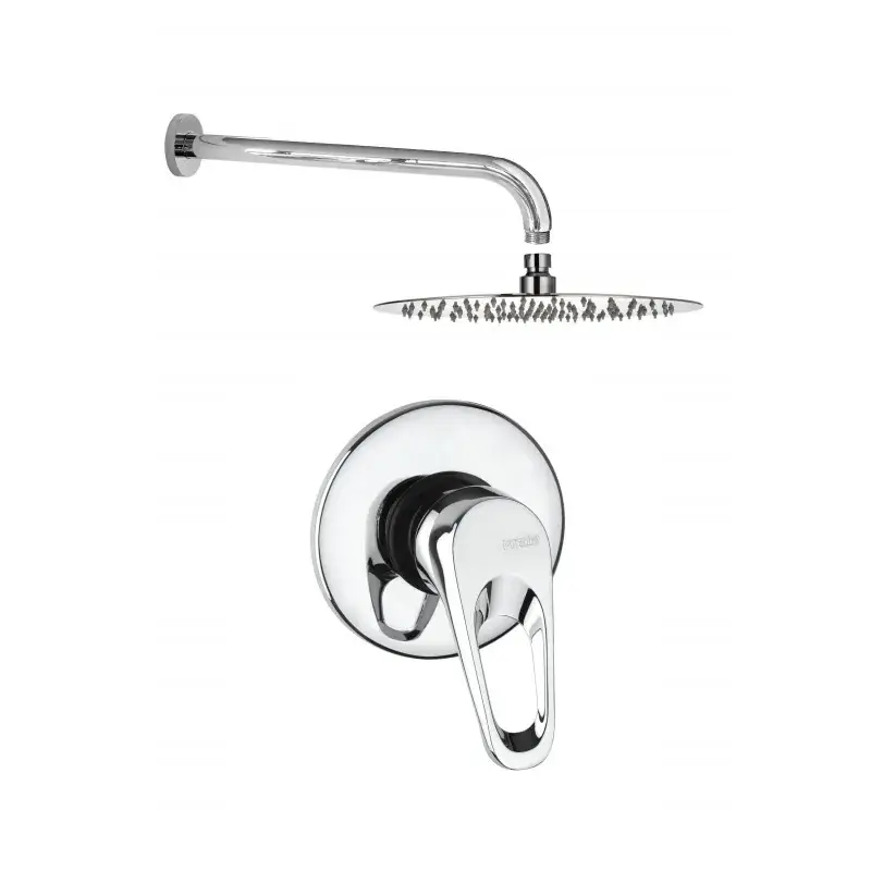 Mezclador de ducha con brazo y cabezal de ducha Piralla Naomi KITNAOMI1 Prezzo Basso