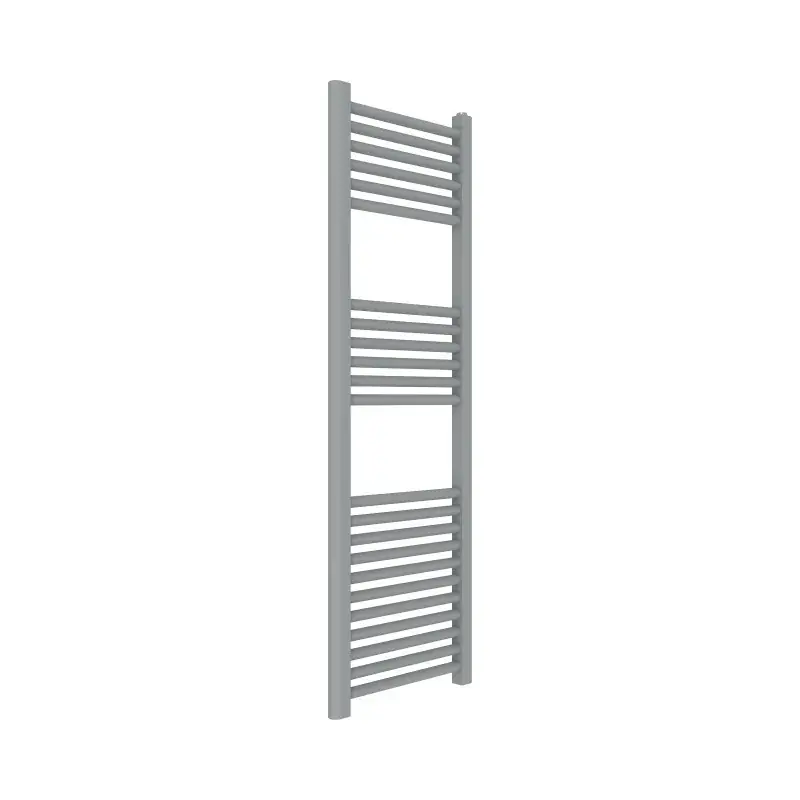 Must-Have Radiador toallero hidráulico modelo 120 x 50 cm en color gris titanio Ercos Opera ASOPEF034505001200