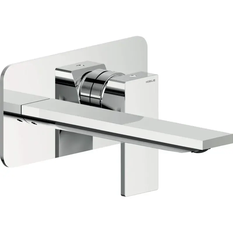 Quantità Limitata Mezclador de lavabo de pared de parte exterior con caño 20 cm Nobili Seven SE124198/1CR