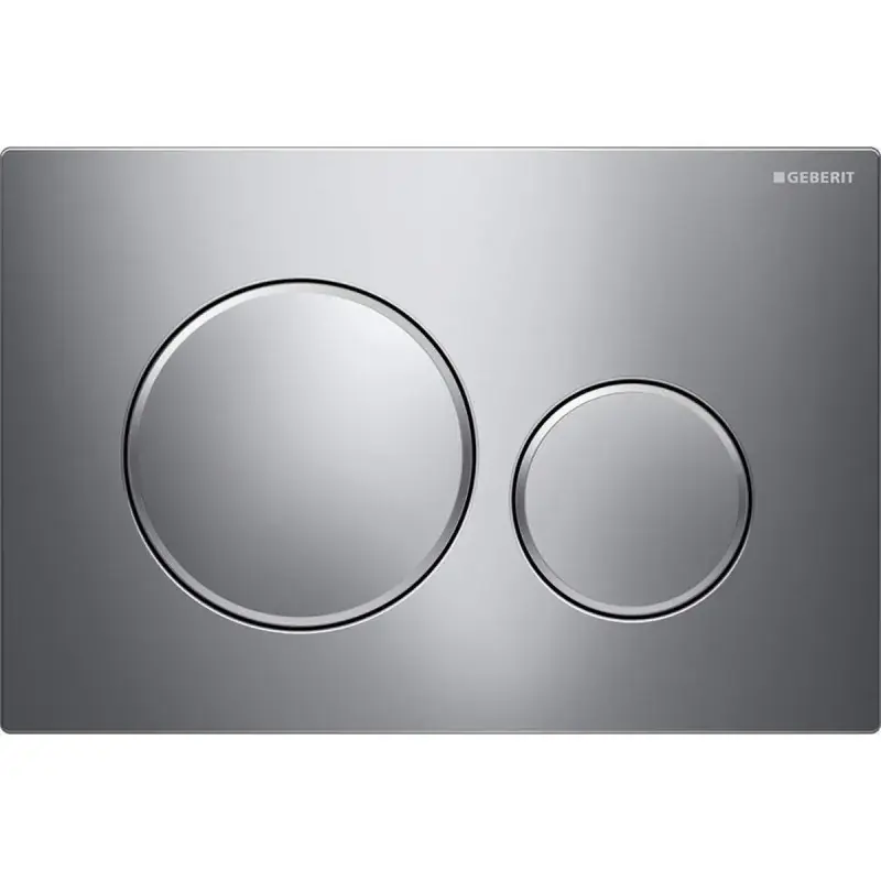 Spedizione Espresso Placa de control en color cromo para casetes con doble pulsador Geberit Sigma 20 115.882.KH.1