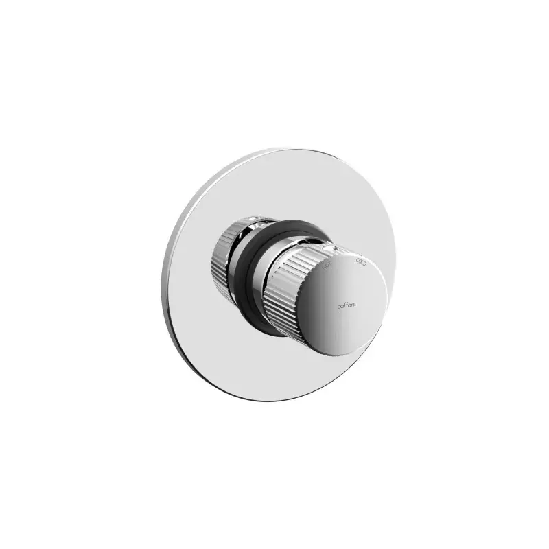 Mezclador de ducha empotrado con 1 salida con placa Ø116 mm Paffoni Jo JO010CR Vendita Finale