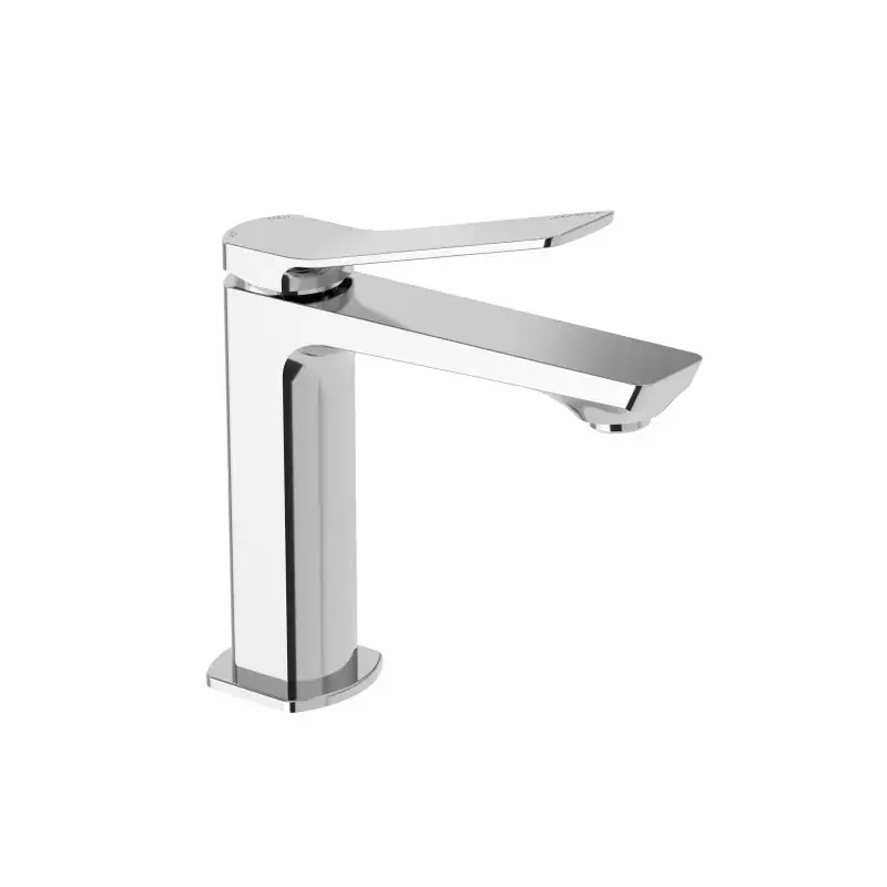 Mezclador de lavabo de latón con palanca inclinada color cromo Paffoni TILT TI071CR Ultimissimo Modello