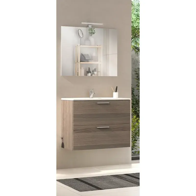 Mueble baño suspendido color cordoba 80 cm Vitra MIASET80C Bestseller
