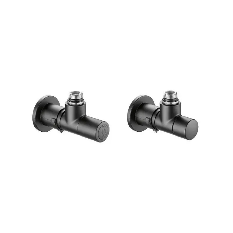 Válvulas high-style para radiadores toalleros negro mate Caleffi 400103 Prezzo Scontato