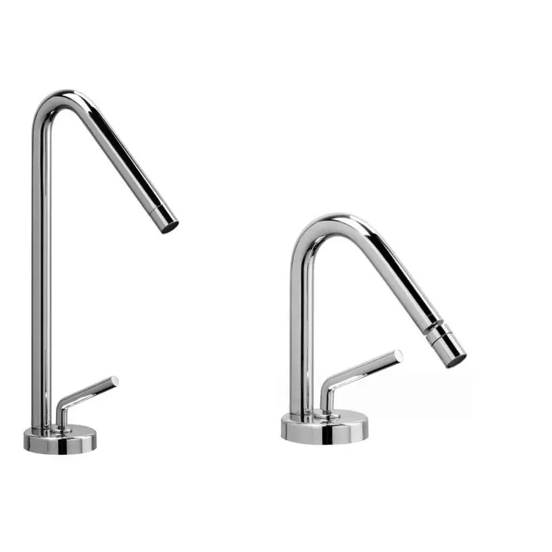 Mezclador de bidé y kit de lavabo alto con caño giratorio Piralla Garda KITGARDA1 Reso Gratuito