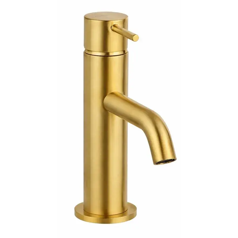 Di Tendenza Mezclador de lavabo en oro cepillado color Gattoni Easy 2382/23SG