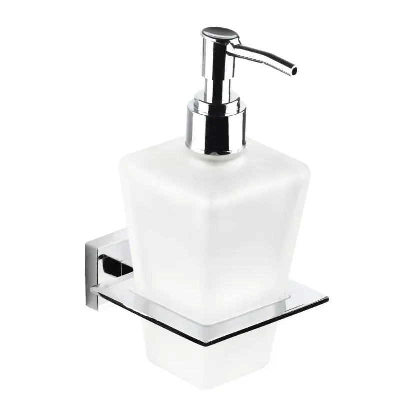 Dispensador de jabón líquido 166x106 mm con soporte de pared I Crolla Zurigo 16068CR Compra Adesso