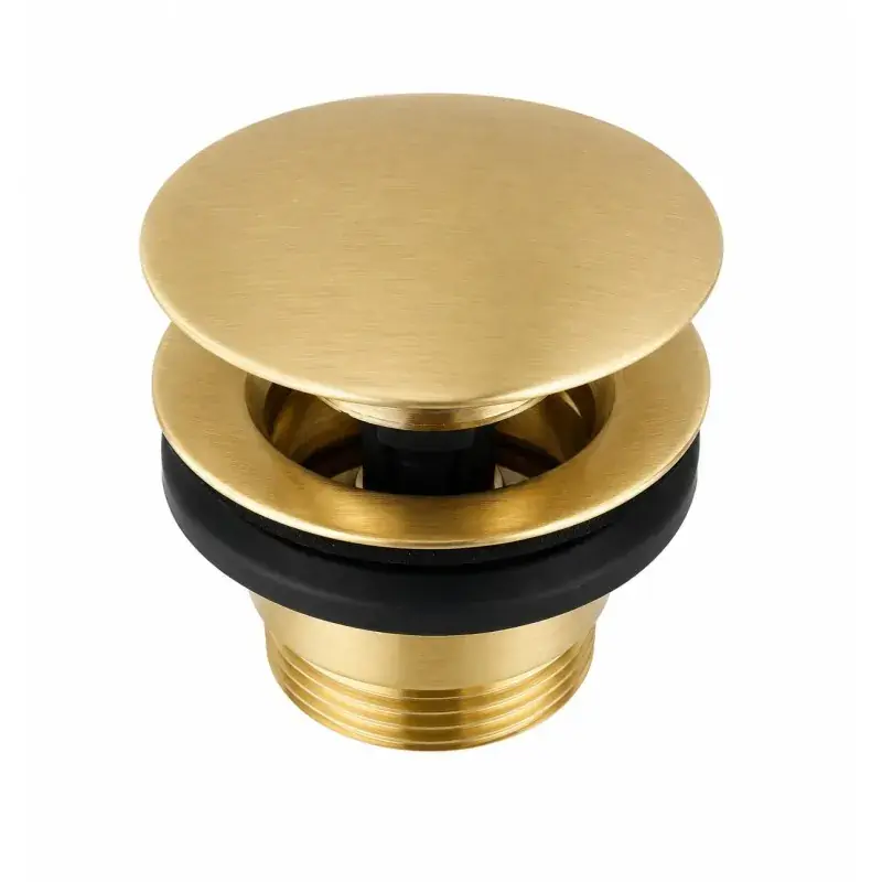 Esclusivo Desagüe universal clic-clac en color oro cepillado Gattoni Gattoni 1510/00SG