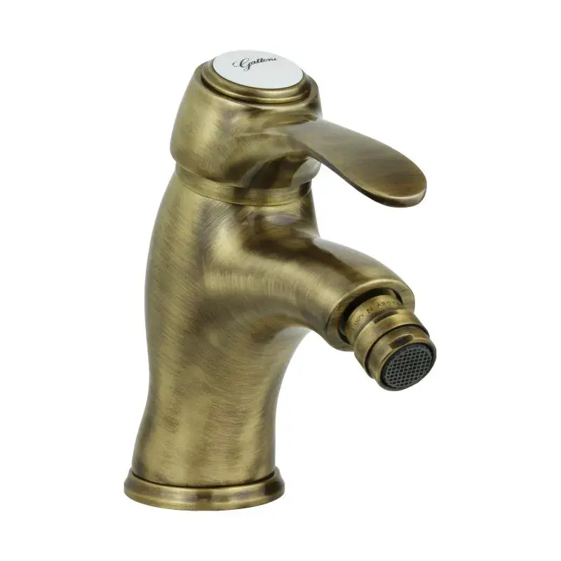 Mezclador de bidé color bronce con desagüe 1"1/4 Gattoni Antigua 3451/34V0 Compra Online