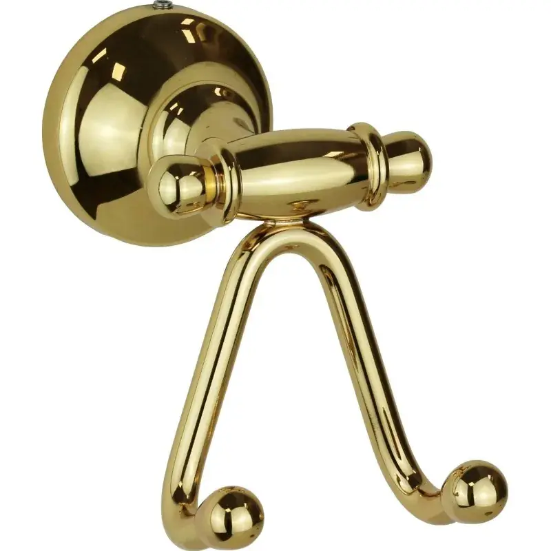 Gancho para bata doble en color oro Capannoli Serie900 909 RR Direttamente Dal Produttore