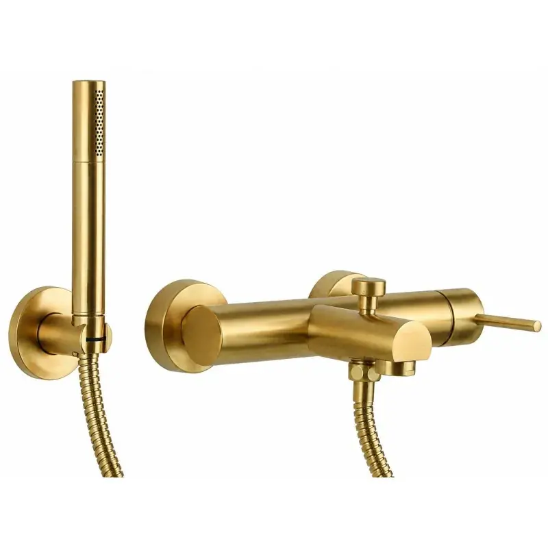 Mezclador de baño externo de oro cepillado Gattoni Easy 2201/22SG Acquista Ora