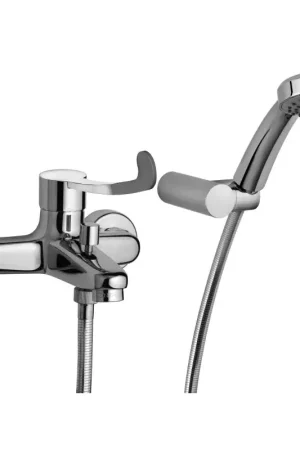 Affare Mezclador de baño externo con palanca clínica y kit de ducha Paini Smart Medical SHCR105