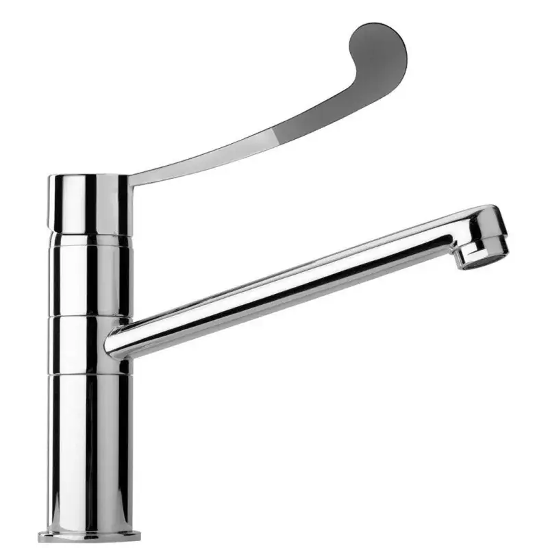 Saldi Mezclador de fregadero de cocina con caño coaxial y palanca clínica Paini Smart Medical SHCR573