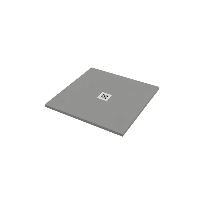 Plato de ducha 90x90 cm color gris efecto piedra Ercos Stone BPMARGSTON9090 Consegna Rapida