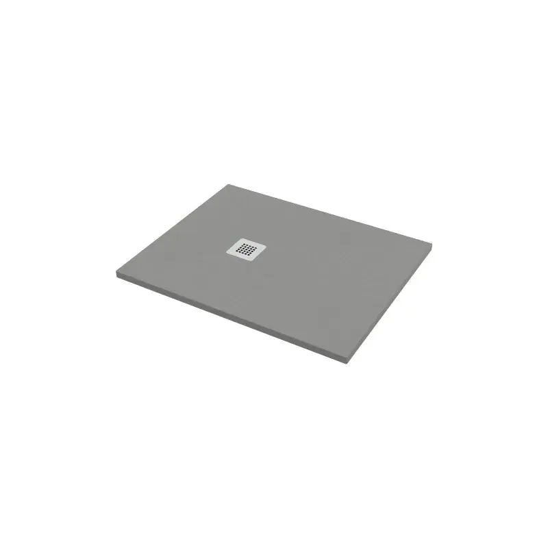 Plato de ducha 80x100 cm color gris efecto piedra Ercos Stone BPMARGSTON8010 Super Prezzo