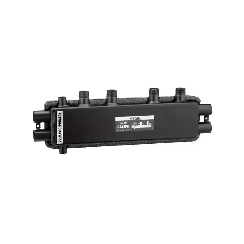 Nuova Collezione Colector-separador hidráulico para sistemas de calefacción y aire acondicionado SEPCOLL Caleffi 559021