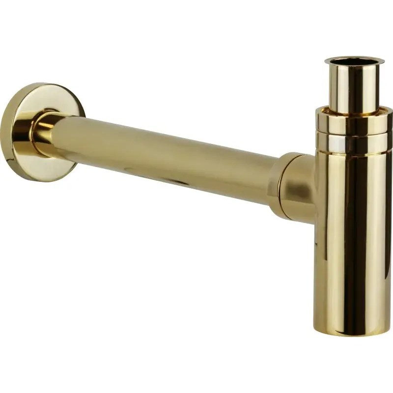 Vendita Finale Sifón bajo para lavabo y bidé en dorado Vicario 890/TC.04