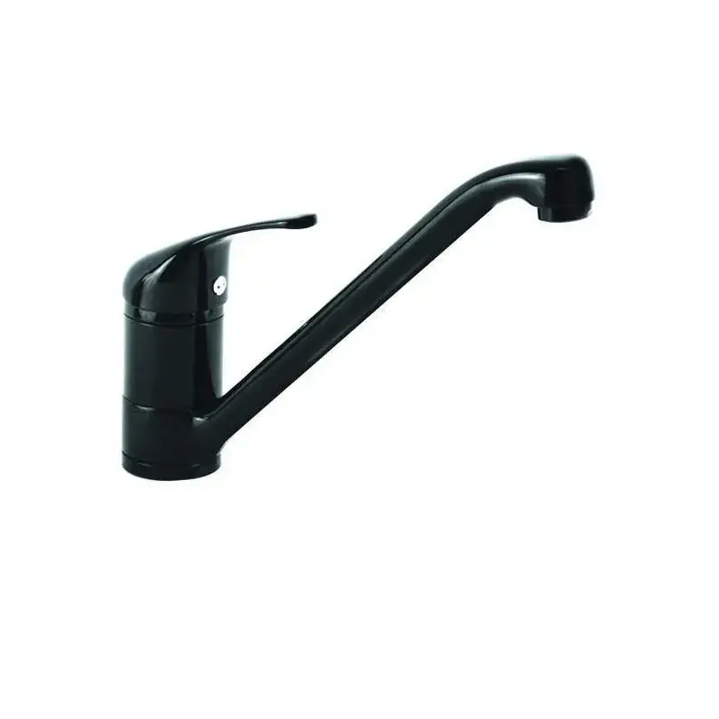 Acquista Ora Monomando de fregadero de cocina de caño bajo en color negro brillo Gattoni URANO 0200/PC0N