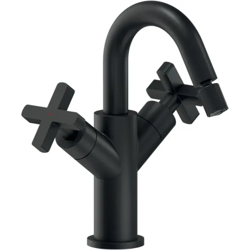 Mezclador de bidé de doble mando en acabado negro mate Nobili Lira LR116219/2BM Promozione