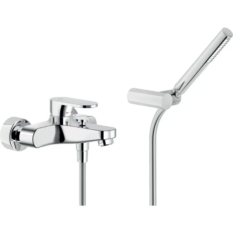 Mezclador externo de baño con acabado cromado y ducha de mano Nobili Yoyo YO126110CR Sconto