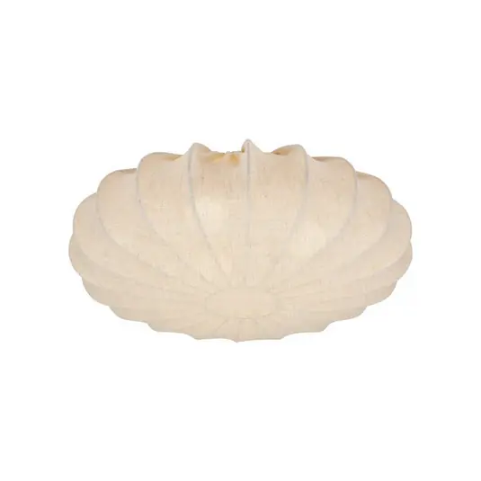 Plafoniera PR Home, tessuto di lino, Ø 42 cm, grigio Offerta