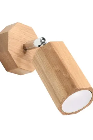 Envostar Peach Puff applique legno ottagono 1 luce Scelto Dai Clienti