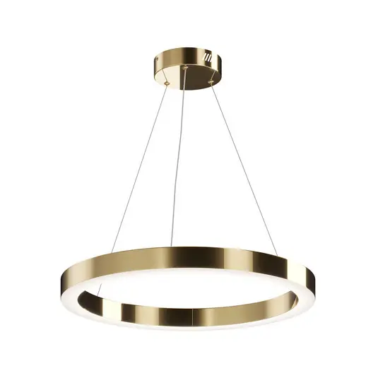 Prezzo Basso Maytoni Saturno Lampada a sospensione LED, forma ad anello, ottone