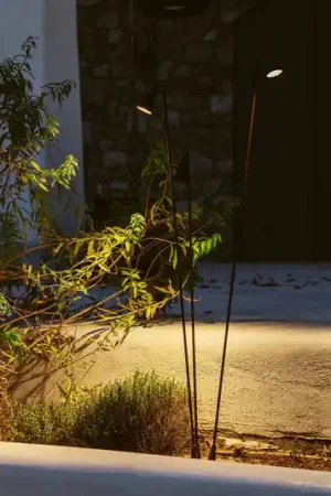 Lampada da terra da esterno a LED Brisa, a 3 luci, marrone Ultimissimo Modello