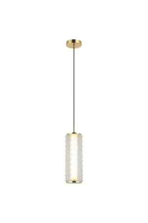 Saldi Lampada LED a sospensione Irma, colore oro/chiaro