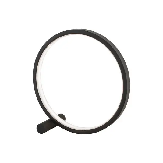 Lampada da tavolo LED Circle, nero Occasione