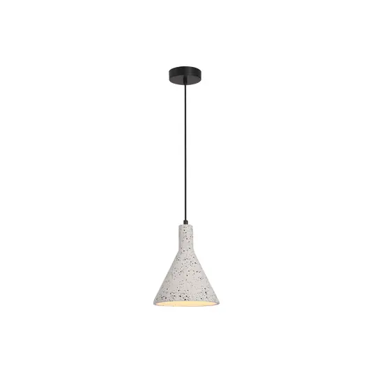 Nuovo Arrivo Lampada a sospensione Dot, cemento, bianco