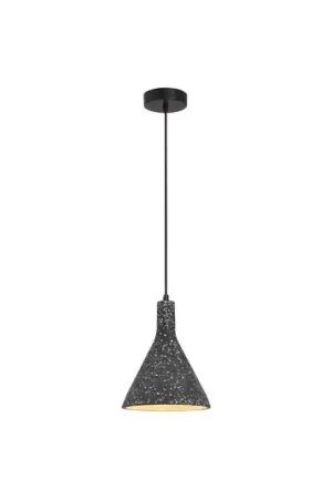 Direttamente Dal Produttore Lampada a sospensione Dot, cemento, nero