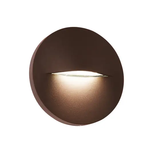 Promozione Esclusiva Applique da esterno a LED Vita, marrone ruggine, Ø 14 cm