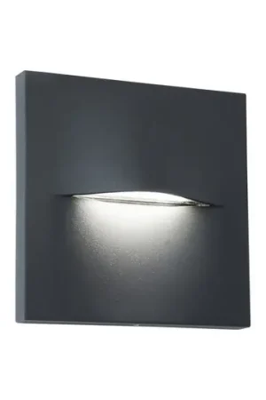 Applique da esterno a LED Vita, grigio scuro, 14 x 14 cm Spedizione Espresso