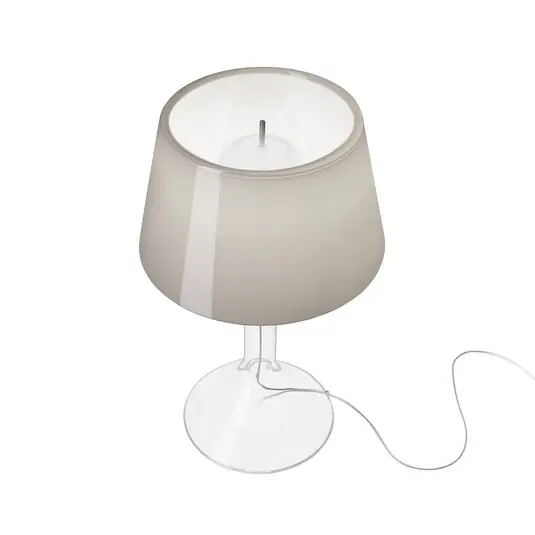 Prezzo Scontato Lampada da tavolo LED Foscarini Chapeaux V, grigio