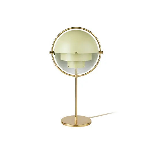 Lampada da tavolo Gubi Lite, altezza 50 cm, ottone/crema Ultima Occasione