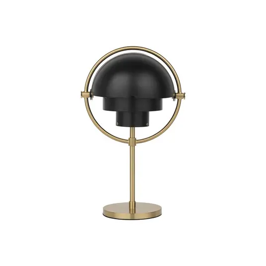 Quantità Limitata Lampada da tavolo a batteria Gubi Multi-Lite, ottone/nero, 30 cm